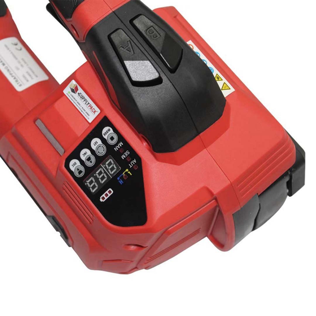 Painel digital do arqueador SPH-16A com modos AUT, SEM e MAN